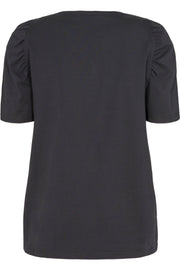 Fenja Tee Puff | Black | T-shirt fra Freequent