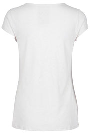 Mos Mosh - T-shirt - Troy Tee SS (Ecru)