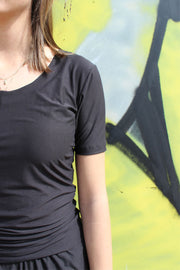 Alma Slimfit T-shirt | Sort | T-shirt fra Liberté Essentiel