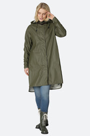 Rain71 | Army | Letvægts regnfrakke fra Ilse Jacobsen