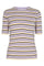 Roberta Ss Bluse | Lavendelgelb gestreift | Bluse von Liberté