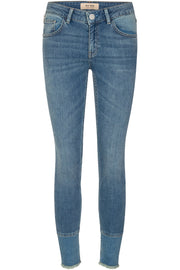 Victoria Cut Jeans | Light Blue | Jeans fra Mos Mosh