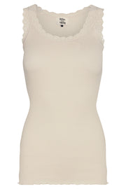 Windsor Silk Top | Cream | Silketop fra French Laundry