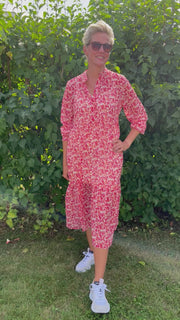 Avalon Dress  | Lurex Red Poppy | Kjole fra French Laundry