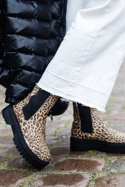 Going Leo Leopard | støvle med fra Copenhagen Shoes – Lisen.dk