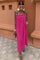 Leopard Strap Dress A1810ROBE | Fuchsia | Kjole fra Avery