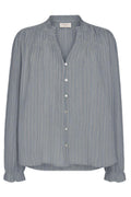 Helly Blouse 206314 | Moonbeam W. Vintage Indigo | Bluse fra Freequent