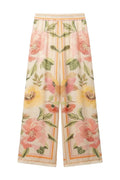 Silky Floral Pant | Ivory | Bukser fra Atelier C