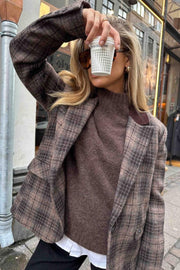 Erim Thora Highneck Knit | Bracken | Strik fra Mos Mosh