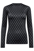 Printed Blouse | Black | Top fra Hype The Detail