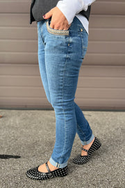 Naomi Diva Jeans | Blue | Jeans fra Mos mosh