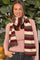 Auri Striped Scarf | Burgundy