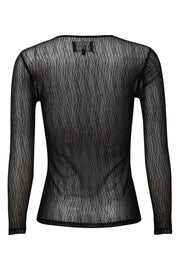 Isa Ls Lace Blouse | Black Lines | Bluse fra Liberté