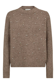 Diamond Pullover 204682 | Timber Wolf Melange | Strik fra Copenhagen Muse