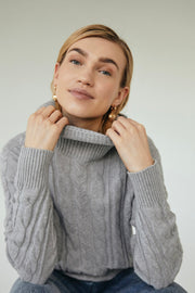 Claura Pullover 202661 | Light Grey Melange | Strik fra Freequent