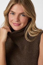 Odelia Knit Top | Brown Melange | Strik fra Neo Noir
