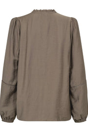 Antina Blouse 207773 | Morel | Bluse fra Freequent