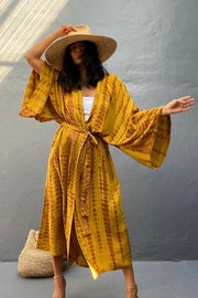 Mauna Kea Kimono | Yellow | Kimono fra Statebird
