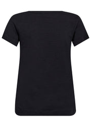 Zibby O-SS Tee  | Black | T-shirt fra Mos Mosh