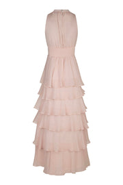 Marli Solid Chiffon Dress | Rose | Kjole fra Neo Noir