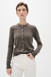 Lukkaiw Cardigan | Brun | Strik fra Inwear