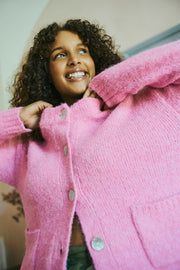 Louisa Cardigan 205416 | Fuchsia Pink | Cardigan fra Freequent