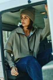 Mow Poncho 206743 | Silver Mink | Jakke fra Freequent