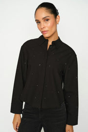Rie Geri Shirt | Black | Skjorte fra Mos Mosh