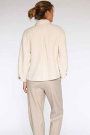 Amali Casual jacket 52303 | Creamy Beige | Jakke fra Gustav