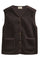 Teddy Waistcoat 207624 | Coffee Bean | Jakke fra Freequent