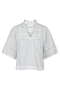 Siama S Voile Blouse | White | Bluse fra Neo Noir
