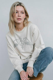 Jaylin O-LS Sweatshirt | Summer Sand | Sweats fra Mos Mosh