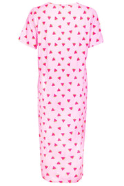 Alma T-Shirt Dress | Pink Watermelon | Kjole fra Liberté