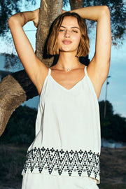 Linus Top 206115 | Moonbeam W. Black | Top fra Freequent