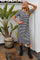 Alma Tshirt Dress | Black Creme Stripe | Kjole fra Liberté