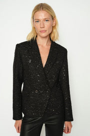 Belize Bouce Blazer | Black | Blazer fra Mos Mosh