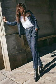 Dara Nippon Jeans Regular | Dark Blue | Jeans fra Mos Mosh