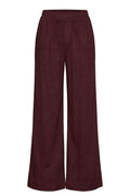 Katie Linen Pants | Burgundy | Bukser fra Atelier C – nedsat