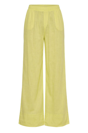 Katie Linen Pants | Light Yellow | Bukser fra Atelier C