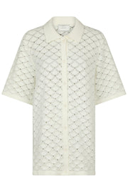 Sette Crochet Blouse | Off White | Strik fra Neo Noir