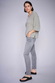 Naomi Silver Perla Jeans  Regular | Grey | Jeans fra Mos Mosh