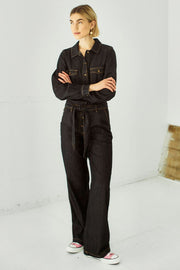 Lisea Jumpsuit 204778 | Black Denim | Jumpsuit fra Freequent