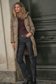 Nova Square Down Coat | Brindle | Jakke fra Mos Mosh