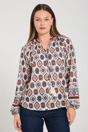 Nomes Blouse 206527 | Moonbeam W. Baked Apple | Bluse fra Freequent