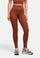 Nicole Workout Legging | Rust Red