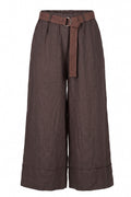 Fiorella Pants W. Stitching | Dark Maroon – nedsat