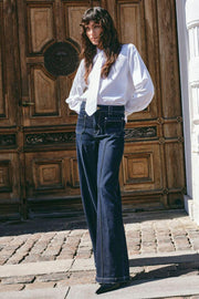 Colette Lyon JeansLong | Dark Blue | Jeans fra Mos Mosh