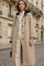 Paige Long Trench | Beige