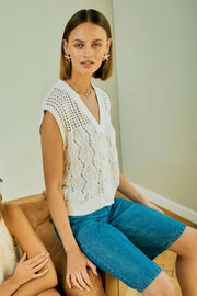Cinda Shorts 206113 | Medium Blue Denim | Shorts fra Freequent