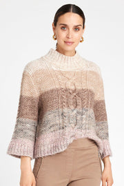 Lucy cable knit 54431 | SandStone | Strik fra Gustav